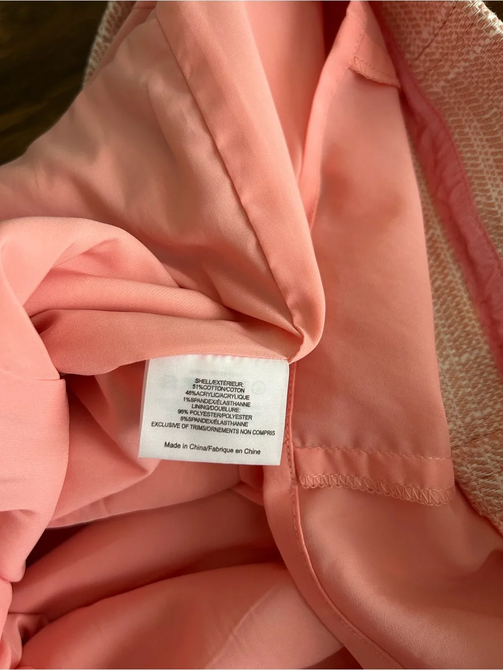 Tory Burch Pink Tweed Sheath Dress.Size 6